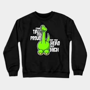 Brontosaurus Dinosaur Crewneck Sweatshirt